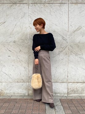 しだみさん(レディース・154cm)の秋コーディネート