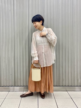 しだみさん（レディース・154cm）の春コーディネート