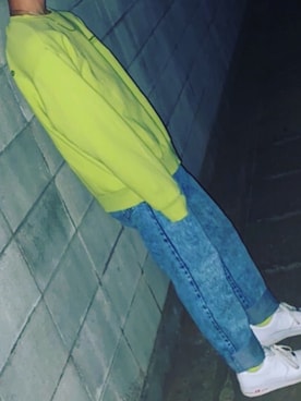 「アイテム（スウェット）」を使った、たいちさん（メンズ・173cm・10代）の春コーディネート