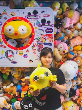 「休闲」｜「アイテム（おもちゃ）」を使った、红糖玛丽さん（レディース・160cm）の夏コーディネート