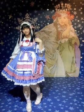 「lolitafashion」｜「アイテム（その他）」を使った、红糖玛丽さん（レディース・160cm）の秋コーディネート