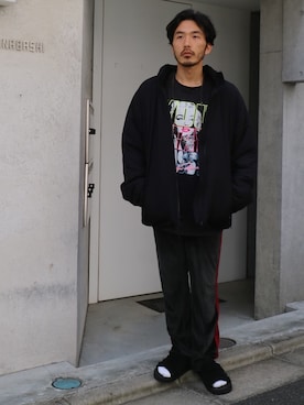 「level7」｜「アイテム（その他アウター）」を使った、LICLEさん（メンズ・171cm）の秋コーディネート