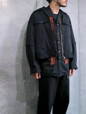 「juha」｜「アイテム（ジャケット/アウター）」を使った、LICLEさん（メンズ・171cm）の冬コーディネート