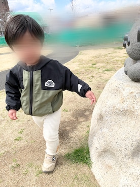 「西松屋コーデ」｜「アイテム（ジャケット/アウター）」を使った、miさん（キッズ・157cm）の春コーディネート