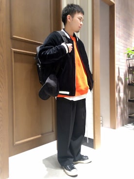 「INDISPENSABLE （インディスペンサブル）のアイテム」を使った、いなばちさん（メンズ・165cm）の冬コーディネート