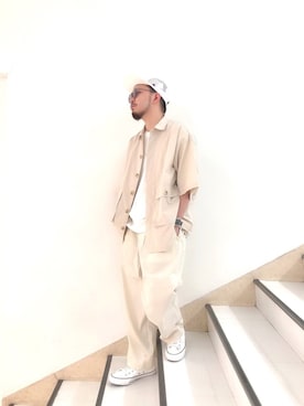 いなばちさん（メンズ・165cm）の春コーディネート