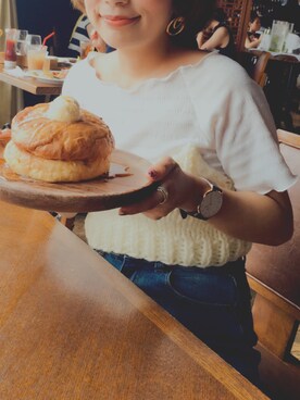 「Daniel Wellington（ダニエルウェリントン）のDaniel Wellington St Mawes 40mm（アナログ腕時計）」を使った、memeさん（レディース・150cm）の秋コーディネート