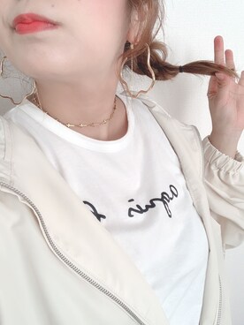 「CHIPIE（シピー）のアイテム」を使った、memeさん（レディース・150cm）の春コーディネート