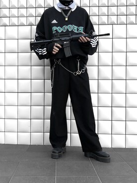 「DELADA（デラダ）のアイテム」を使った、クォンさん（メンズ・170cm）の冬コーディネート