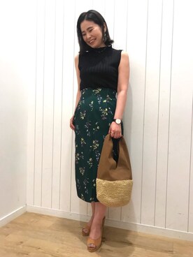 Kaoriさん（レディース・155cm）の夏コーディネート