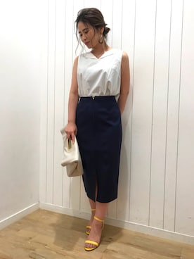 Kaoriさん（レディース・155cm）の夏コーディネート