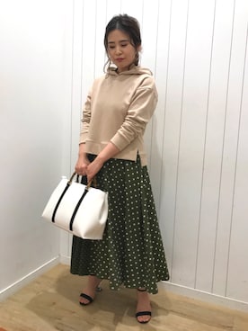 Kaoriさん（レディース・155cm）の春コーディネート