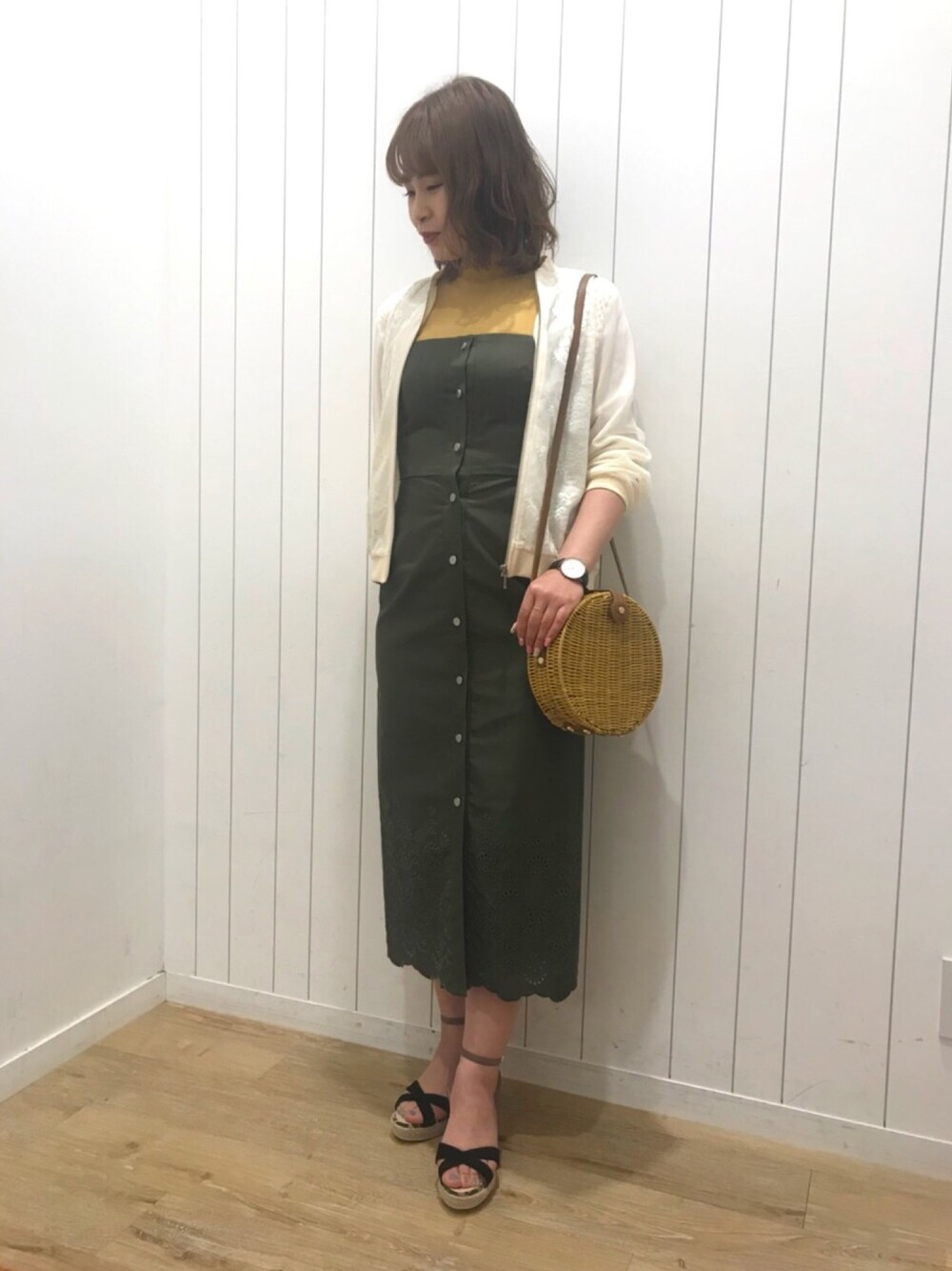 新品タグ付き⭐︎レースブルゾン Andemiu（アンデミュウ）の「シアーレースブルゾン834002（ブルゾン