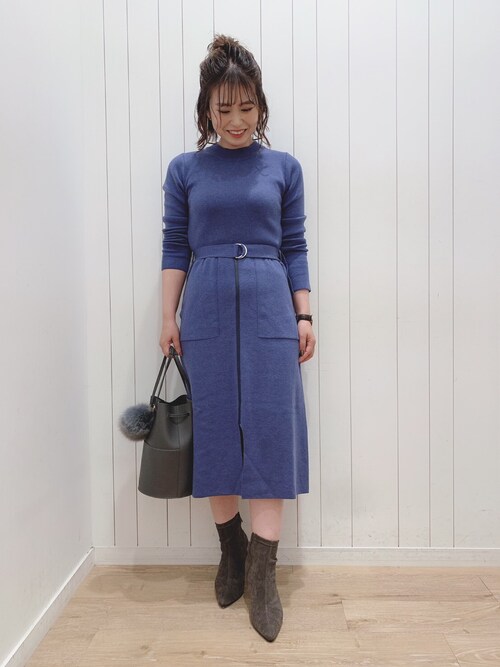 Kaori Andemiu 金沢フォーラス Andemiuのワンピースを使ったコーディネート Wear