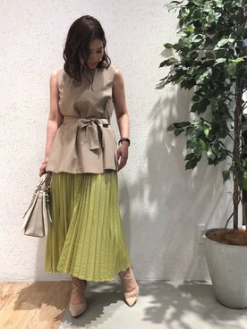 Kaoriさん（レディース・155cm）の春コーディネート