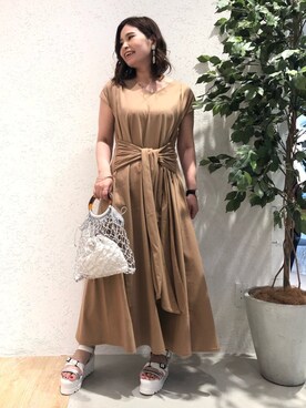 Kaoriさん（レディース・155cm）の夏コーディネート