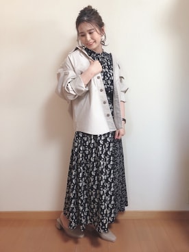 Kaoriさん（レディース・155cm）の春コーディネート