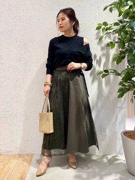 「andemiu」｜「アイテム（アンサンブル）」を使った、Kaoriさん（レディース・155cm）の秋コーディネート
