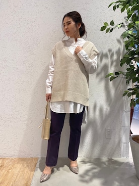 Kaoriさん（レディース・155cm）の秋コーディネート