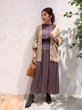 Kaoriさん（レディース・155cm）の秋コーディネート