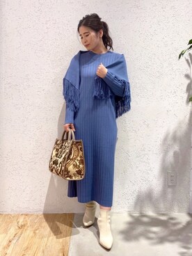 Kaoriさん（レディース・155cm）の冬コーディネート