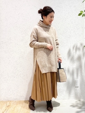 Kaoriさん（レディース・155cm）の冬コーディネート