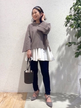 Kaoriさん（レディース・155cm）の冬コーディネート