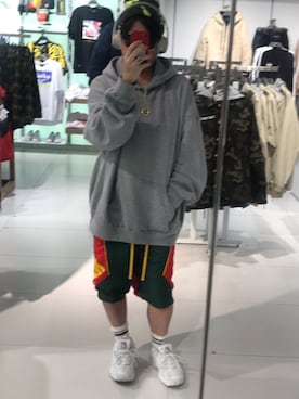 「G-STAR RAW（ジースターロゥ）のアイテム（帽子）」を使った、70eidjさん（メンズ・166cm）の秋コーディネート