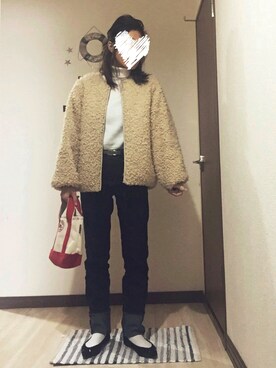 「N.（N. Natural Beauty Basic）（エヌエヌナチュラルビューティーベーシック）のアイテム（ブルゾン）」を使った、＊c＊さん（レディース・151cm）の秋コーディネート