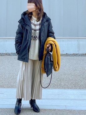 「RAGEBLUE（レイジブルー）のアイテム（アクセサリー）」を使った、あおちゃそさん（レディース・150cm）の冬コーディネート