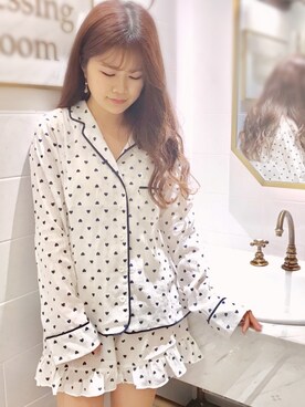 「TITTY&CO.（ティティーアンドコー）のアイテム（その他）」を使った、titty&co. miyu♡さん（レディース・148cm）の春コーディネート