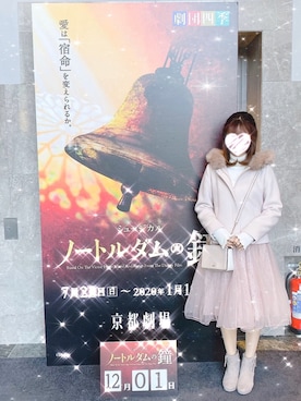 「MISCH MASCH（ミッシュマッシュ）のアイテム（その他アウター）」を使った、titty&co. miyu♡さん（レディース・148cm）の冬コーディネート