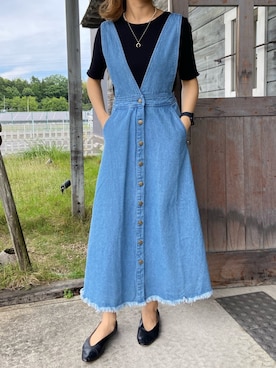 「ALLUMER（アリュメール）のアイテム」を使った、shihoさん（レディース・165cm）の春コーディネート