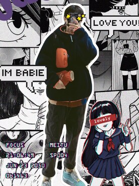 可能可爱呵さんのコーディネート