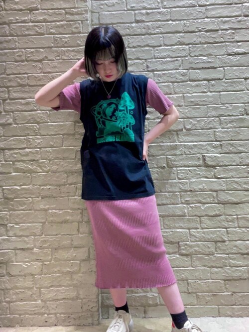 未使用⭐︎HYSTERIC GLAMOUR 猫柄・膝丈ワンピース HYSTERIC GLAMOUR（ヒステリックグラマー）の「FOXY LADY