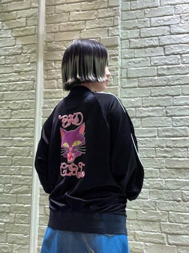 「ロックコーデ」｜「アイテム（スタジャン）」を使った、YUIKAさん（レディース・158cm）の夏コーディネート
