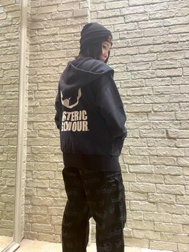 「ロックコーデ」｜「アイテム（帽子）」を使った、YUIKAさん（レディース・158cm）の秋コーディネート