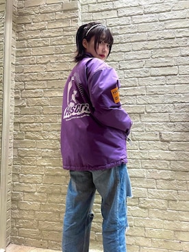 「でにむ」｜「アイテム（ナイロンジャケット）」を使った、YUIKAさん（レディース・158cm）の秋コーディネート