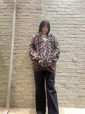 「ロックコーデ」｜「アイテム（スウェット）」を使った、YUIKAさん（レディース・158cm）の秋コーディネート