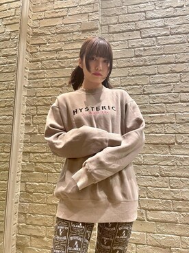 「ﾋﾞｯｸﾞｼﾙｴｯﾄ」｜「アイテム（スウェット）」を使った、YUIKAさん（レディース・158cm）の冬コーディネート