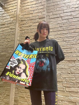 「HYSTERIC GLAMOUR（ヒステリックグラマー）のDIZZY&MILKY フレアパンツ（その他パンツ）」を使った、YUIKAさん（レディース・158cm）の冬コーディネート