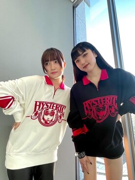 「ロックコーデ」｜「アイテム（スウェット）」を使った、YUIKAさん（レディース・158cm）の冬コーディネート