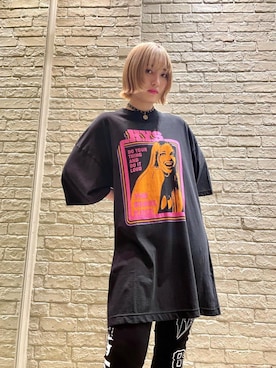 「ロックコーデ」｜「アイテム（ワンピース/ドレス）」を使った、YUIKAさん（レディース・158cm）の春コーディネート