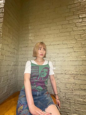 「でにむ」｜「アイテム（キャミソール）」を使った、YUIKAさん（レディース・158cm）の夏コーディネート