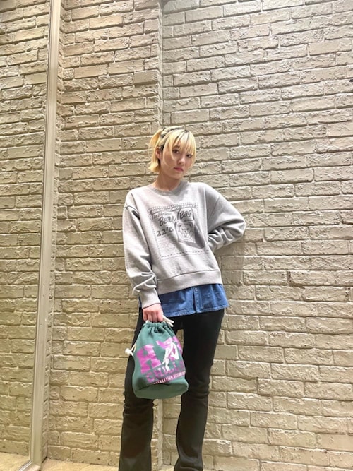 ヒスベア HYSTERIC BEAR BAG リメイクプルオーバーシャツ HYSTERIC GLAMOUR（ヒステリックグラマー）の「HYSTERIC BEAR