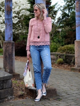 「embellished」｜Anne Dofelmierさん（レディース・173cm）の春コーディネート