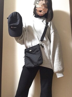 「スーパーオーバーサイズスウェット」｜koji🥀さん（レディース・160cm）の秋コーディネート