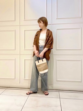 「ヤヌーク」｜madokaさん（レディース・157cm）の春コーディネート