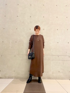 「FIORELLI（フィオレッリ）のアイテム（バッグ）」を使った、madokaさん（レディース・157cm）の秋コーディネート