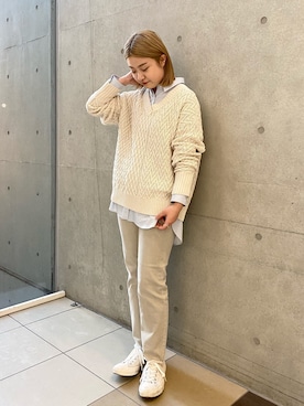 「アネット」｜madokaさん（レディース・157cm）の冬コーディネート